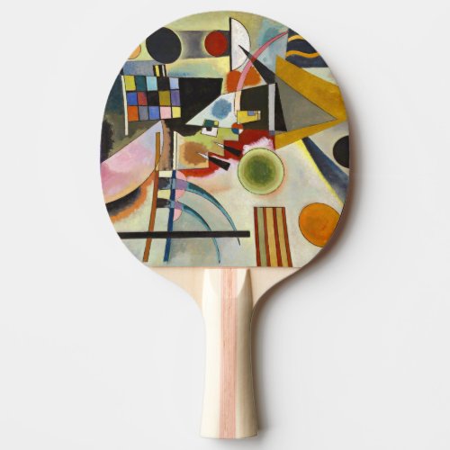 Kandinsky Modern Abstract Colorful Artwork Ping Pong Paddle