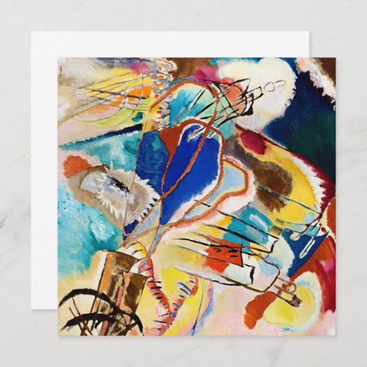 Kandinsky Modern Abstract Painting Artwork (Front/Back)