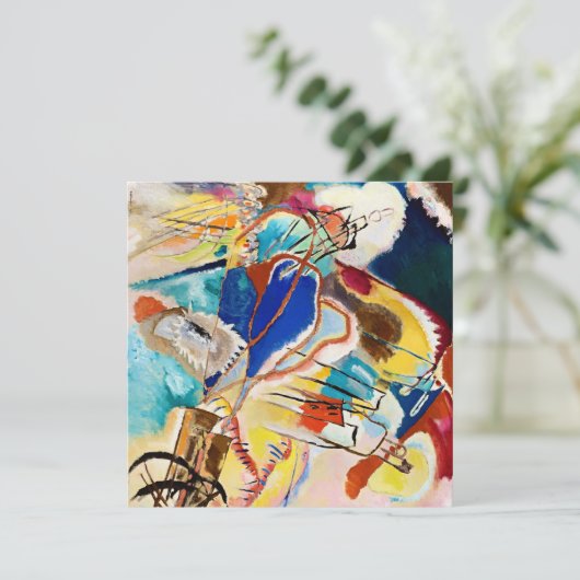 Kandinsky Modern Abstract Painting Artwork (Standing Front)