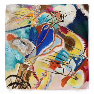 Kandinsky Modern Abstract Painting Artwork Bandana