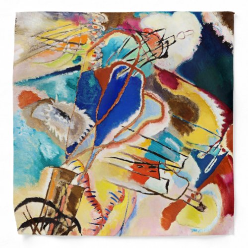 Kandinsky Modern Abstract Painting Artwork Bandana