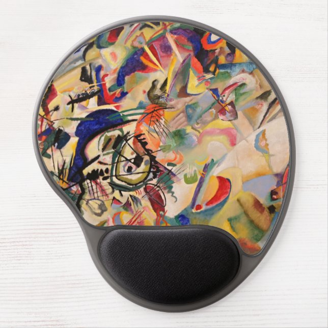 Kandinsky Modern Abstract Painting Artwork Gel Mouse Pad (Front)