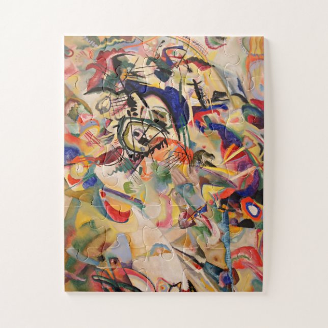 Kandinsky Modern Abstract Painting Artwork Jigsaw Puzzle (Vertical)