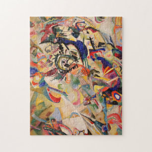 Kandinsky Modern Abstract Painting Artwork Jigsaw Puzzle