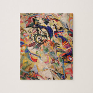 Kandinsky Modern Abstract Painting Artwork Jigsaw Puzzle