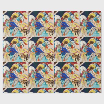 Kandinsky Modern Abstract Painting Artwork Wrapping Paper