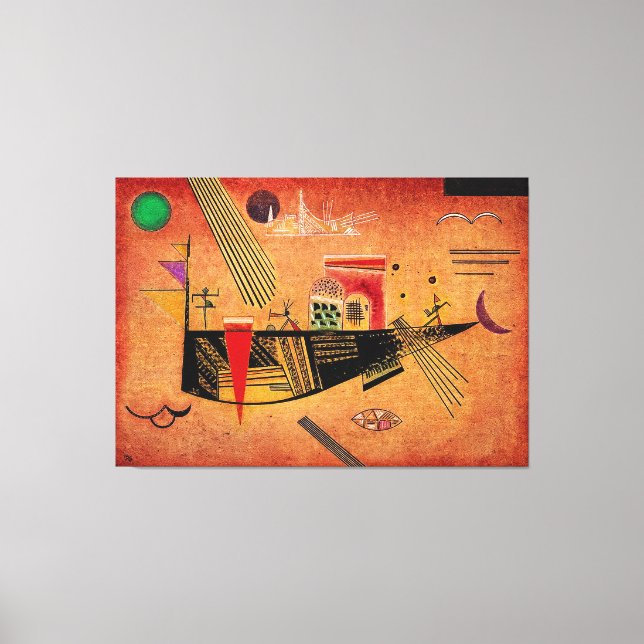 KANDINSKY - MOODY - CAPRICIOUS (Launisch) - 1930 - Canvas Print (Front)
