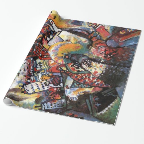 Kandinsky Moscow I Abstract Artwork Wrapping Paper