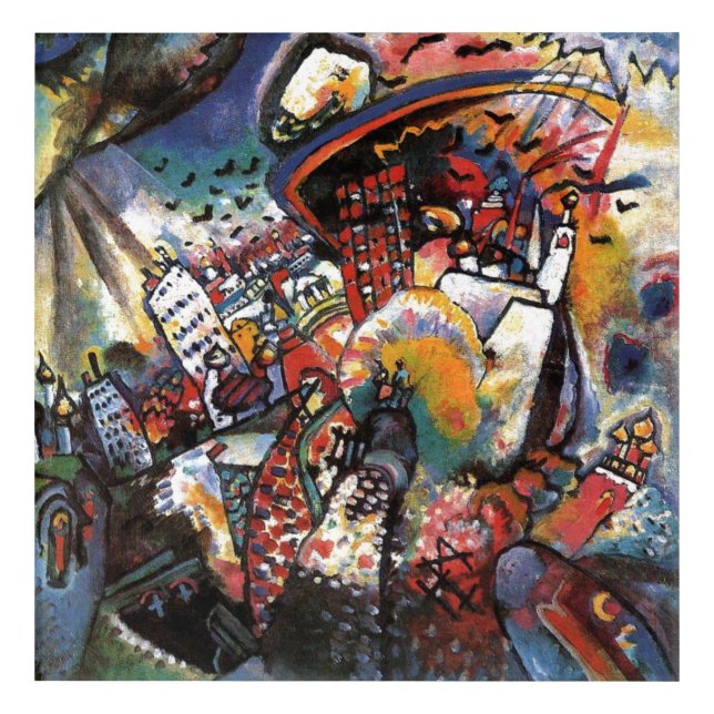 Kandinsky Moscow I Cityscape Abstract Art (Front)
