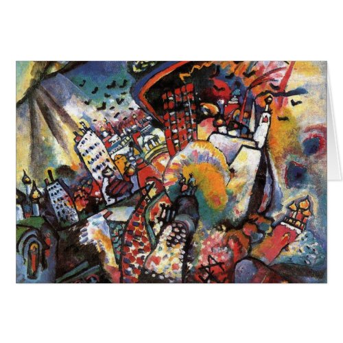 Kandinsky Moscow I Cityscape Abstract Painting