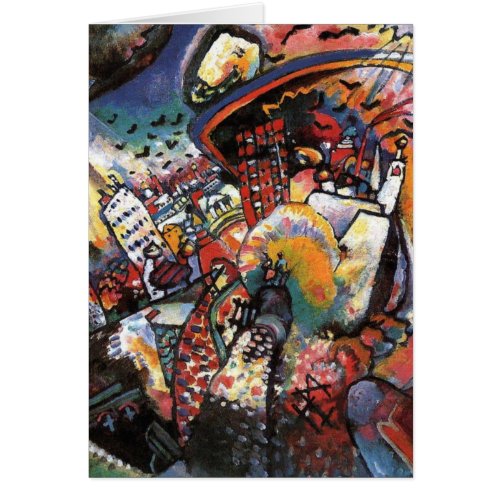 Kandinsky Moscow I Cityscape Abstract Painting