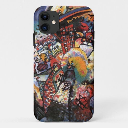 Kandinsky Moscow I Cityscape Abstract Painting iPhone 11 Case