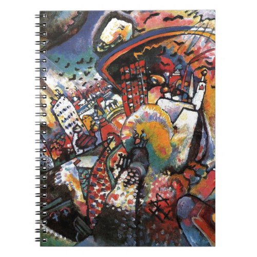 Kandinsky Moscow I Cityscape Abstract Painting Notebook