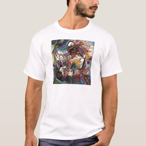 Kandinsky Moscow I Cityscape Abstract Painting T_Shirt