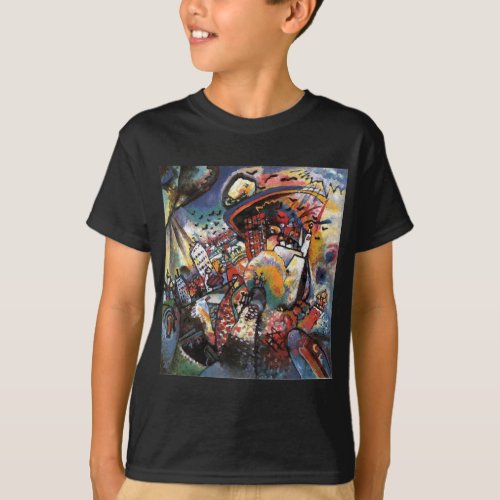 Kandinsky Moscow I Cityscape Abstract Painting T_Shirt