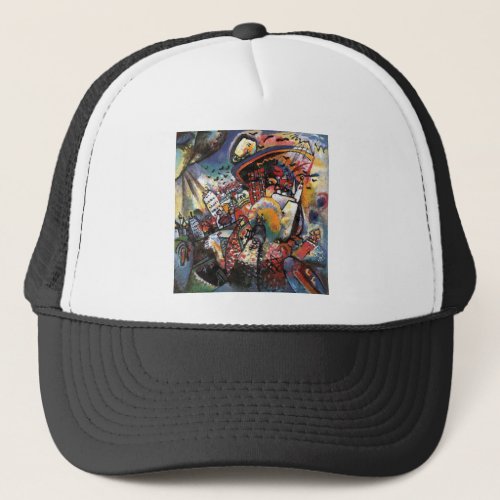 Kandinsky Moscow I Cityscape Abstract Painting Trucker Hat