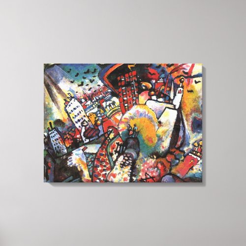 Kandinsky Moscow I Concert Abstract Painting Canvas Print