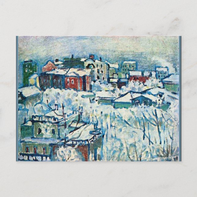 Kandinsky - Moscow, Smolensky Boulevard Study Postcard (Front)