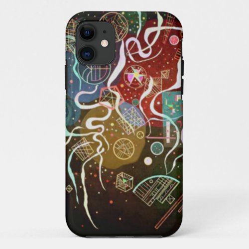 Kandinsky Movement I Abstract Painting iPhone 11 Case
