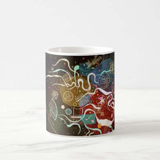 Kandinsky Movement I Coffee Mug (Center)