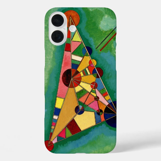 Kandinsky - Multicolored Triangle Case-Mate iPhone Case (Back)