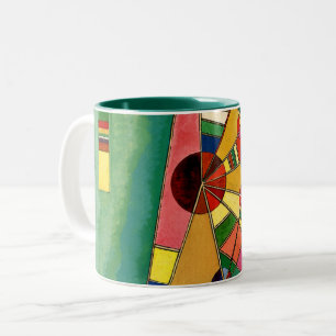 Kandinsky - Multicolored Triangle Mug