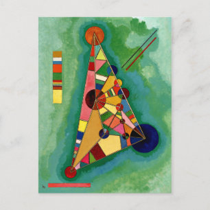 Kandinsky - Multicolored Triangle Postcard