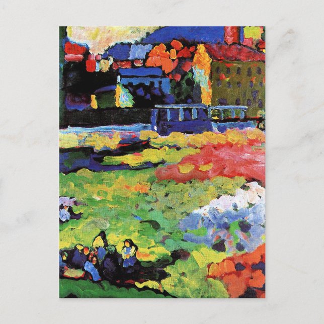 Kandinsky - Munich-Schwabing painting Postcard (Front)