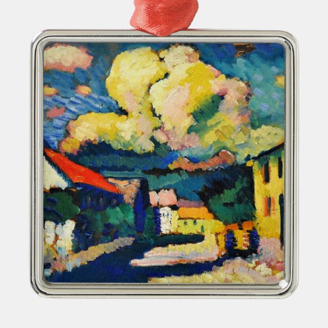 Kandinsky - Murnau, Dorfstrasse Metal Ornament (Front)