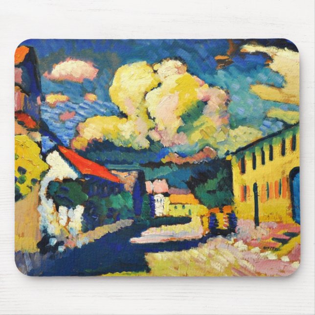 Kandinsky - Murnau, Dorfstrasse Mouse Pad (Front)