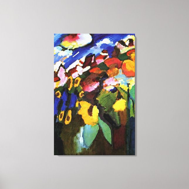 Kandinsky - Murnau Garden Canvas Print (Front)
