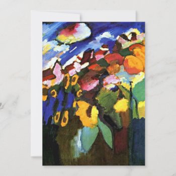 Kandinsky - Murnau Garden  Card by Virginia5050 at Zazzle