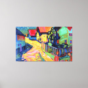Kandinsky - Murnau Street with Women, 1908, Canvas Print
