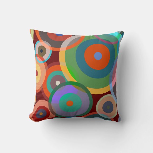 Kandinsky No. 4 Throw Pillow (Front)