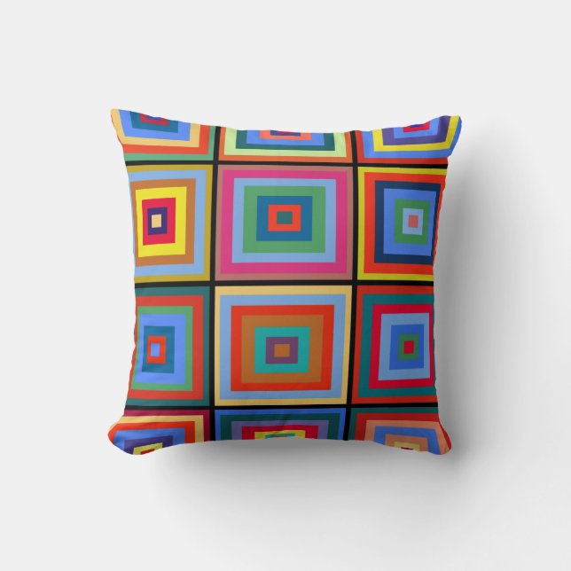 Kandinsky No. 52 Throw Pillow (Front)