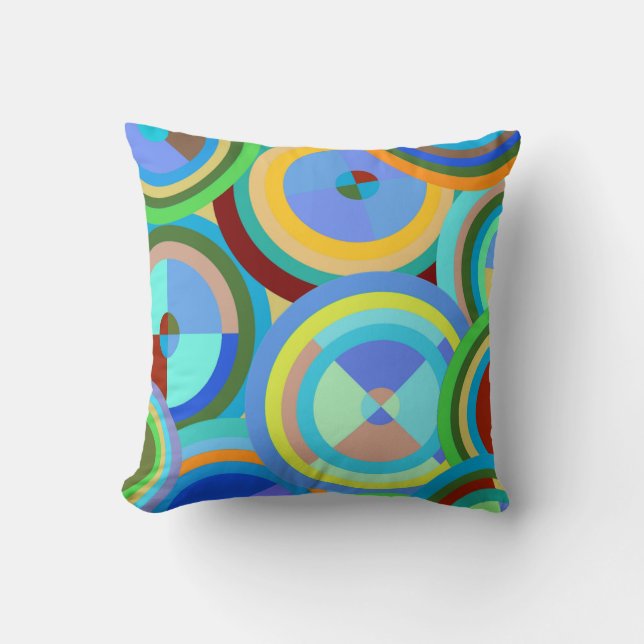 Kandinsky No. 58 Throw Pillow (Front)