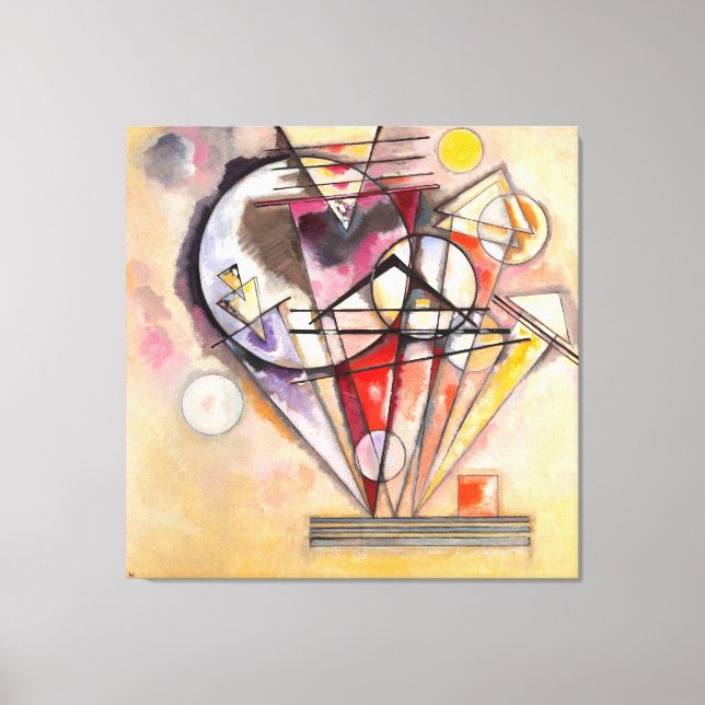KANDINSKY - ON THE POINTS - 1928 - Bauhaus - Canvas Print (Front)