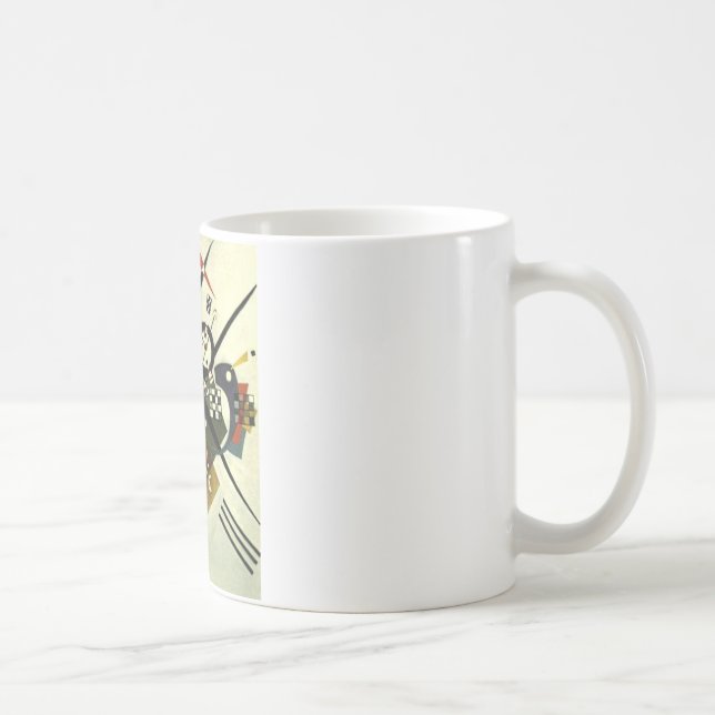 Kandinsky On White II Coffee Mug (Right)