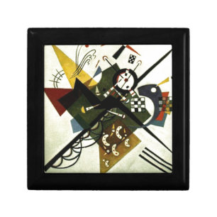 Kandinsky On White II Keepsake Box