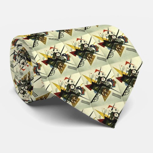 Kandinsky On White II Neck Tie