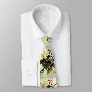 Kandinsky On White II Neck Tie