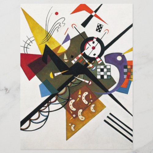 Kandinsky On White Two Abstract Painting