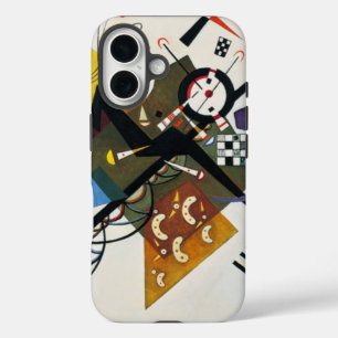 Kandinsky On White Two Abstract Painting iPhone 16 Case