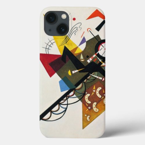 Kandinsky On White Two Abstract Painting iPhone 13 Case