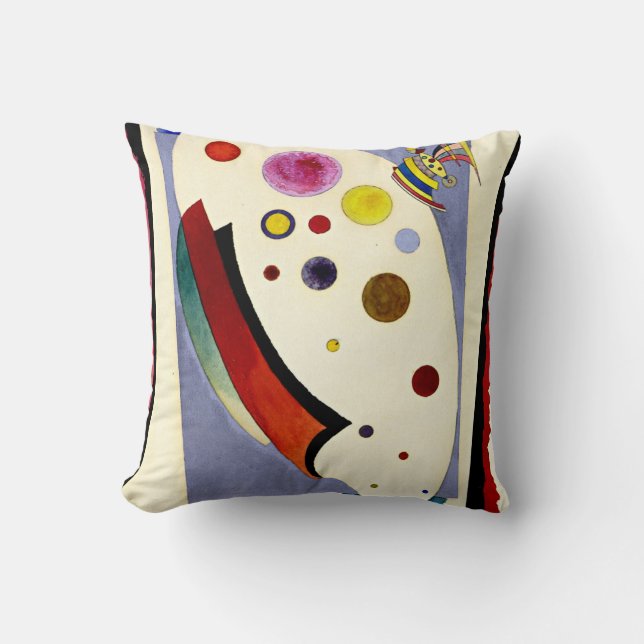 Kandinsky - Ovale Anime Throw Pillow (Front)