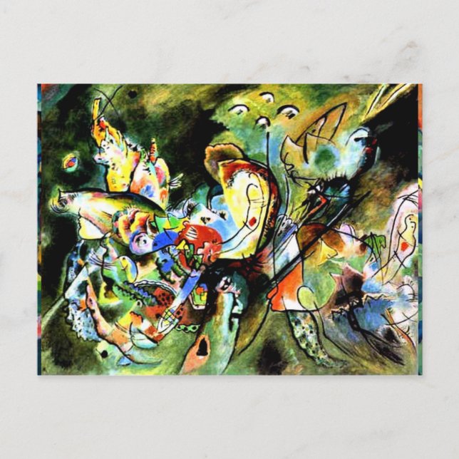 Kandinsky - Overcast Postcard (Front)