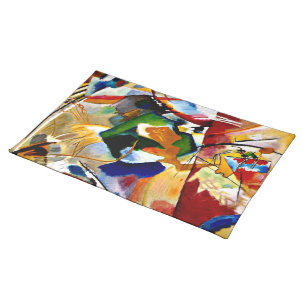 Kandinsky - Painting with Green Center Cloth Placemat