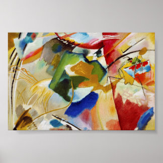 Kandinsky, Painting with Green Center, Modern Art Poster