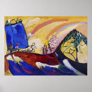 Kandinsky Painting with Troika Abstract Painting Poster