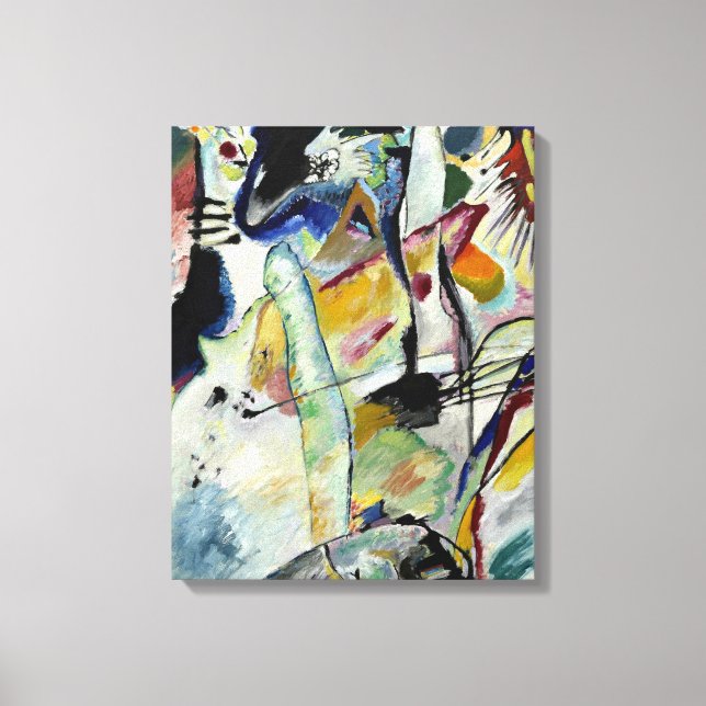 Kandinsky - Panel for Edwin R. Campbell,  No. 3 Canvas Print (Front)